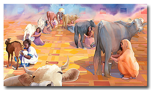 Watercolor painting by Raleigh, NC artist Linda Dallas